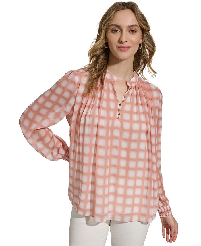 Macy's calvin klein womens blouses hot sale
