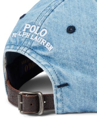 Polo Ralph Lauren Men's Polo Bear Denim Ball Cap Macy's