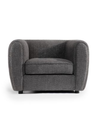 Valerian 45" Boucle Fabric Club Chair