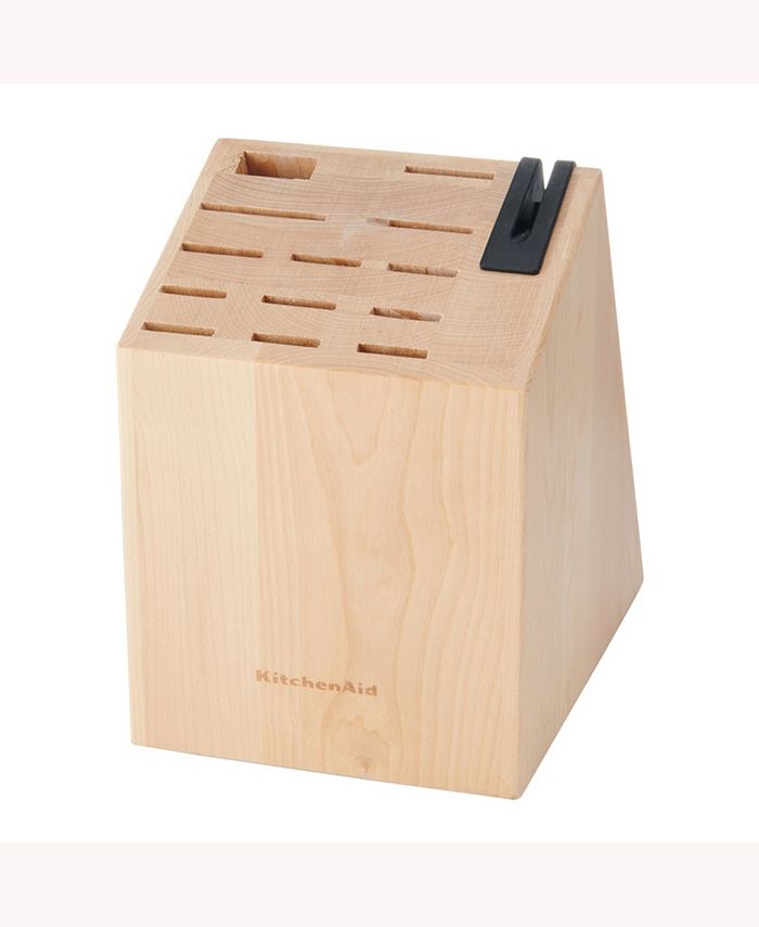 KitchenAid HDL Plastic 14Pc. Triple Rivet Knife Block Set with Built