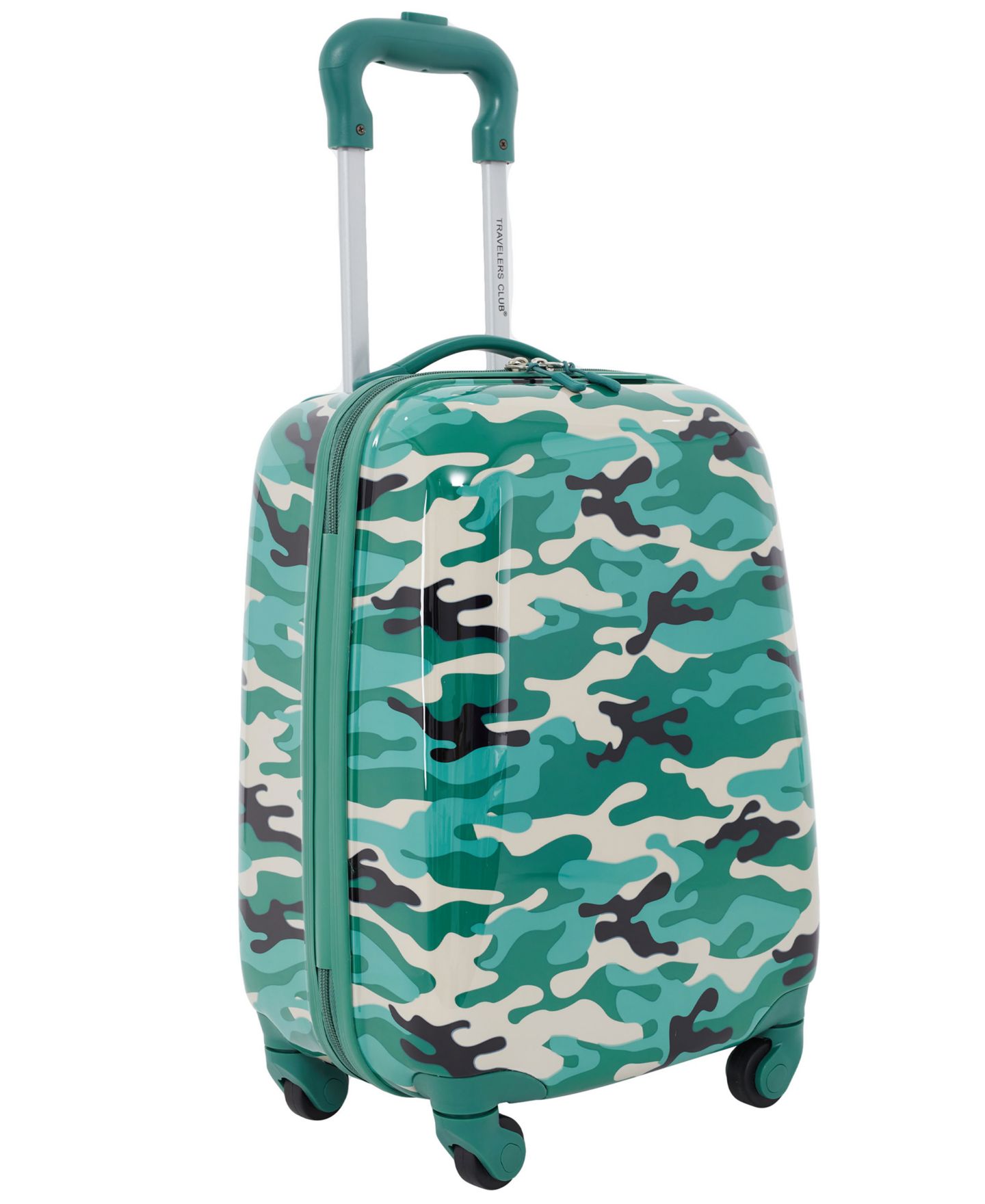 Детские чемоданы Travelers Club Luggage Set, 2 Piece, цвет: Зелёный камуфляжный — фото 5