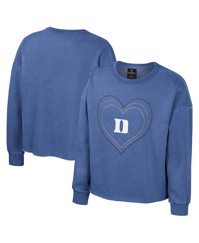 Colosseum men's duke blue devils fleece pullover black hoodie 2025