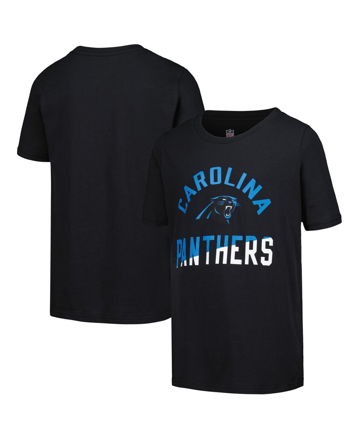 Outerstuff Kids' Big Boys Black Carolina Panthers Halftime T-shirt