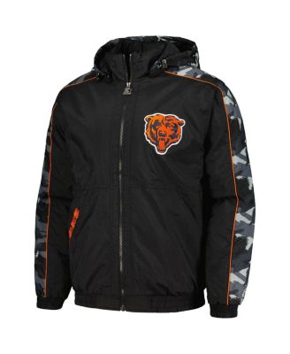 Men's Black Chicago Bears Thursday Night Gridiron Full-Zip Hoodie Jacket