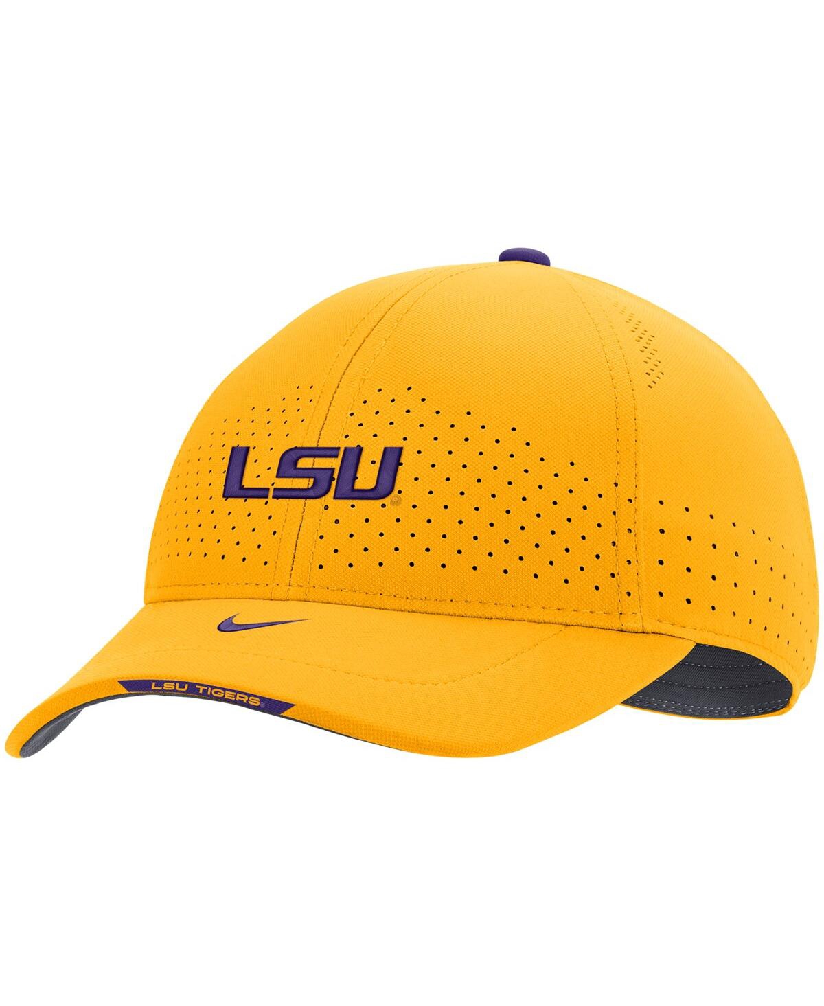 Nike Men's  Gold Lsu Tigers 2021 Sideline Legacy91 Performance Adjustable Hat