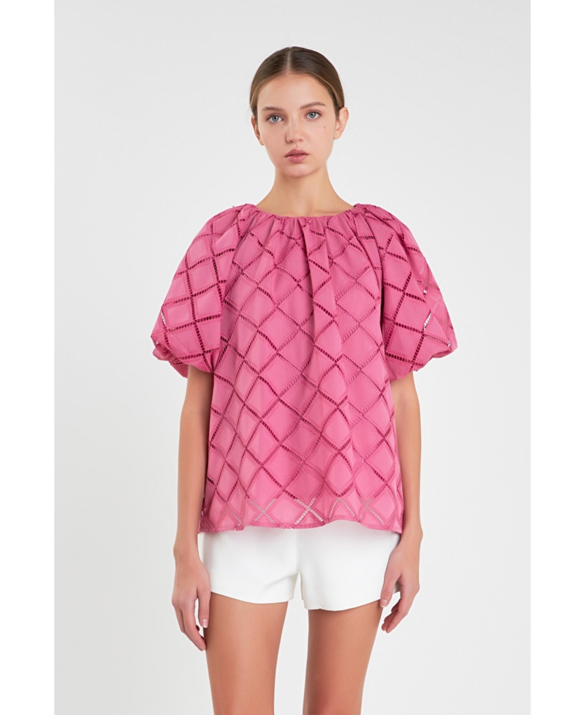 Women's Embroidered Cotton Top