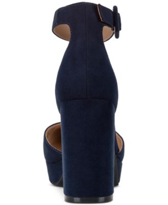 Women's Birdey Ankle-Strap Block-Heel Platform Sandals, Created for Macy's