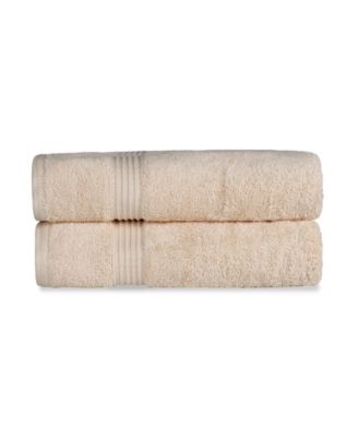 Solid Quick Drying 100% Egyptian Cotton 2-Pc Bath Sheet Set