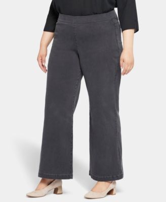 Plus Size Pull On Teresa Wide Leg Jeans