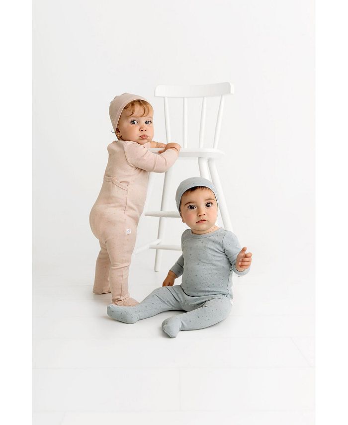 Pouf Infant Girls Cloud Print Footie Macy's