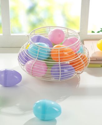 60 Pack 3" H Easter Plastic Fillable Eggs in 6 Assorted Colors, 10 of Each