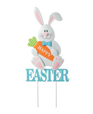 30" H Easter Metal Bunny Yard Stake