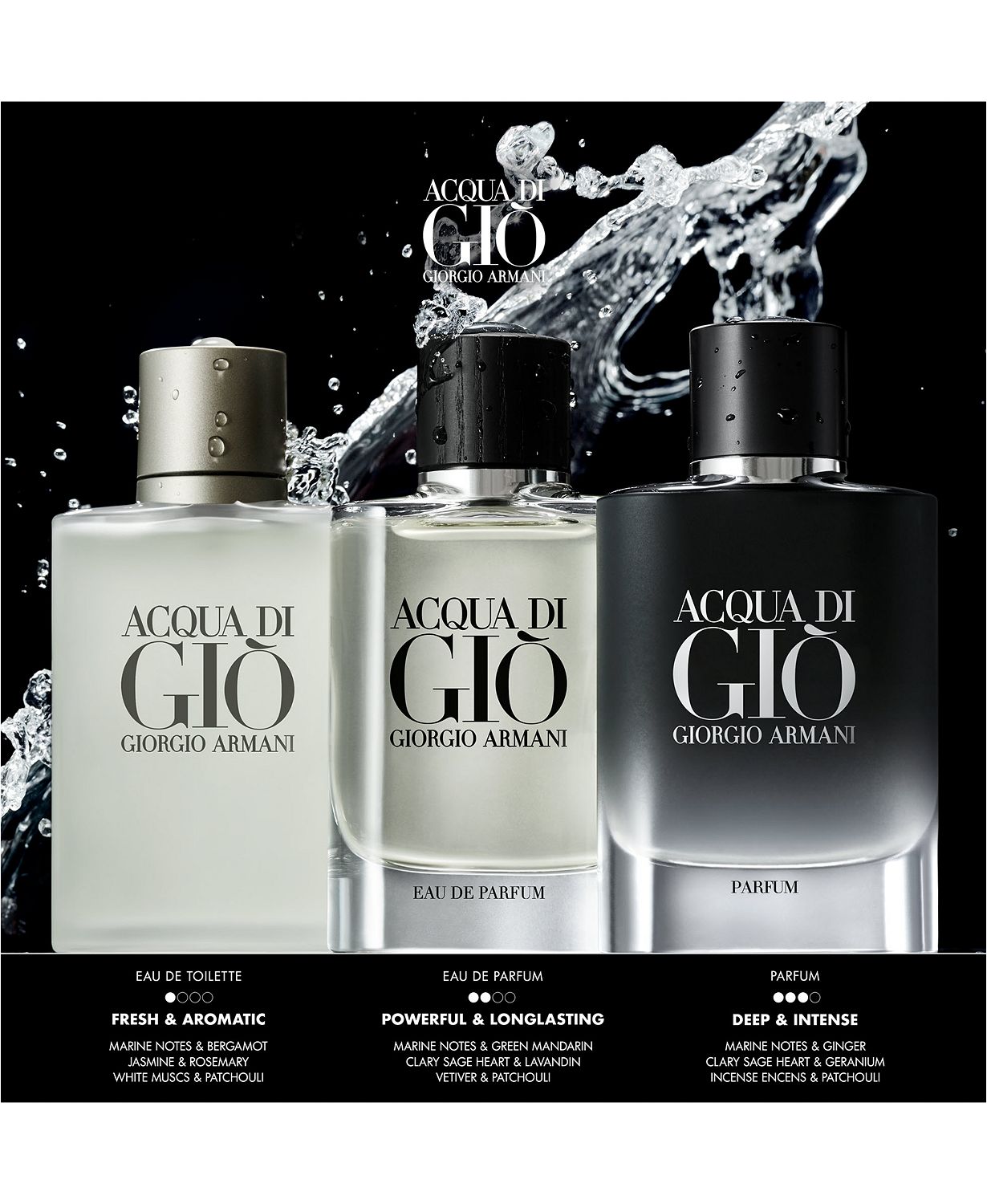 Giorgio Armani Men's Acqua di Giò Parfum Spray, 6.7 oz.