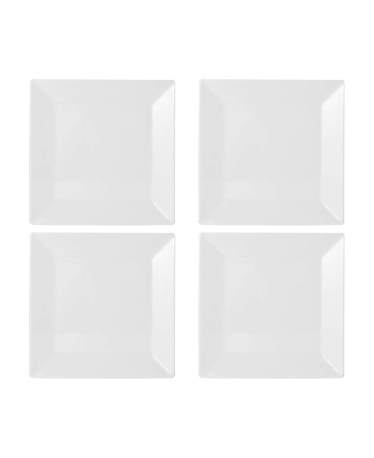 American Atelier Kingsley Casual Square 12-piece Dinnerware Set, Service For 4 In White
