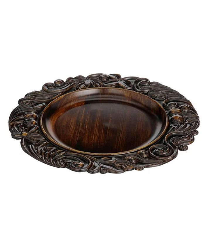 American Atelier Serveware Embossed Charger Plates Set of 4 Macy's