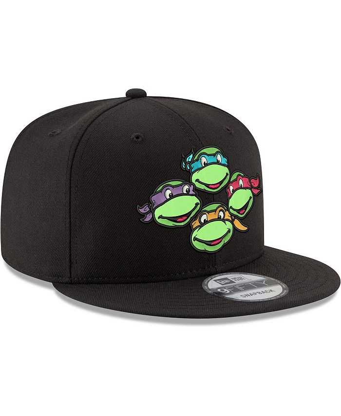 New Era Men's Black Teenage Mutant Ninja Turtles 9FIFTY Adjustable ...
