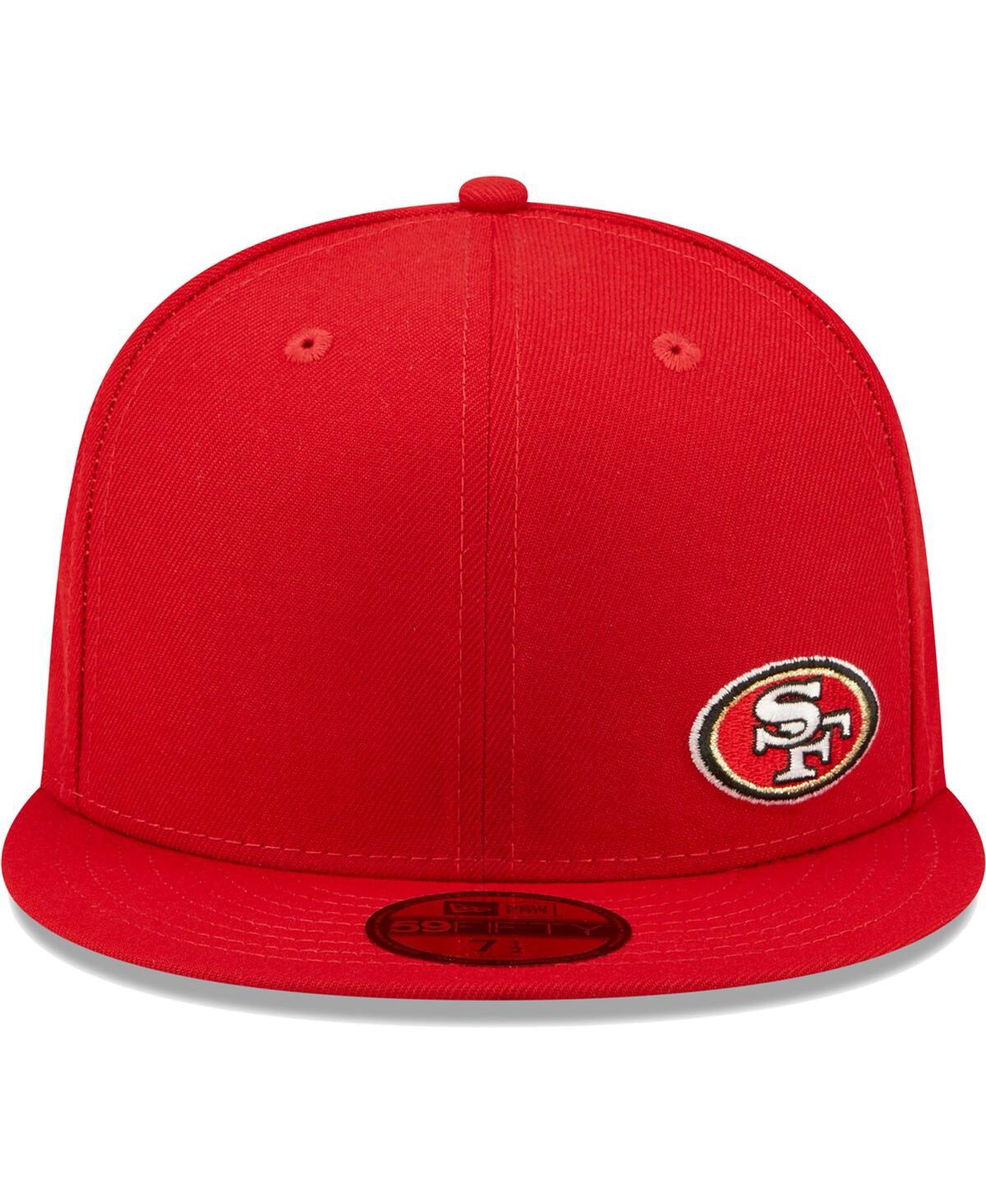 Men's New EraSan Francisco 49ers Flawless 59FIFTY Fitted Hat - Scarlet