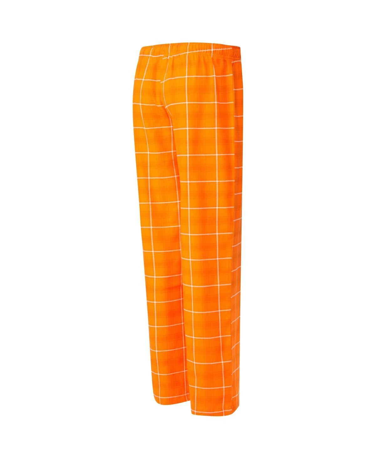 Women's Concepts Sport White Clemson Tigers Arctic T-shirt and Flannel Pants Sleep Set - White