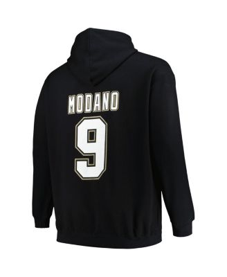 Men's Mike Modano Black Dallas Stars Name and Number Pullover Hoodie