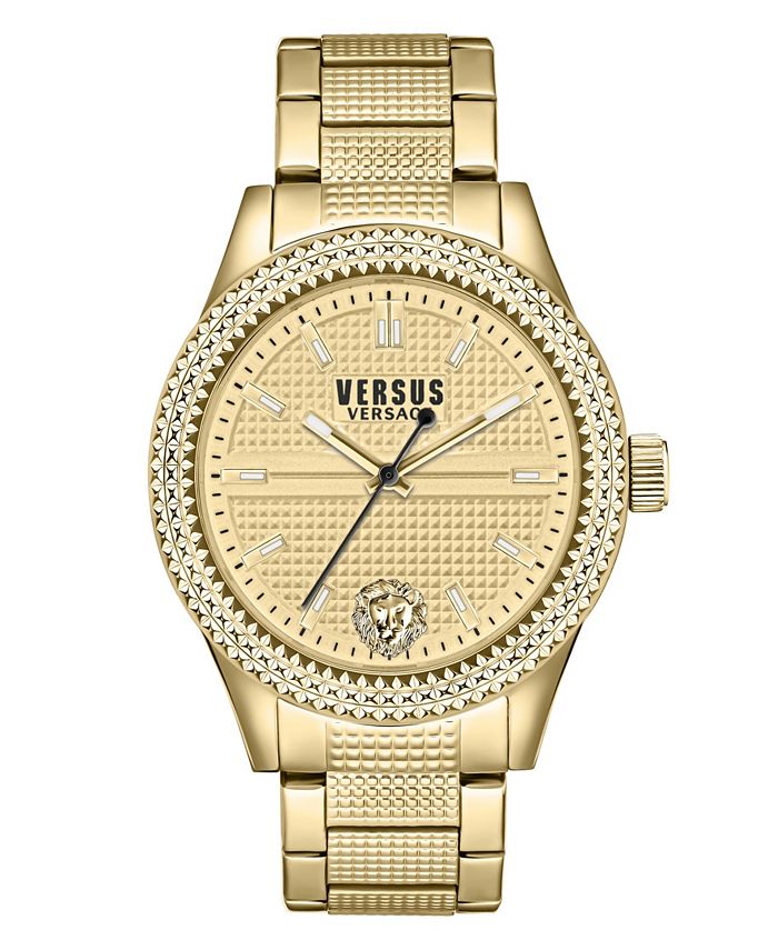 Versus Versace Women's Bayside Three Hand Gold-Tone Stainless Steel ...