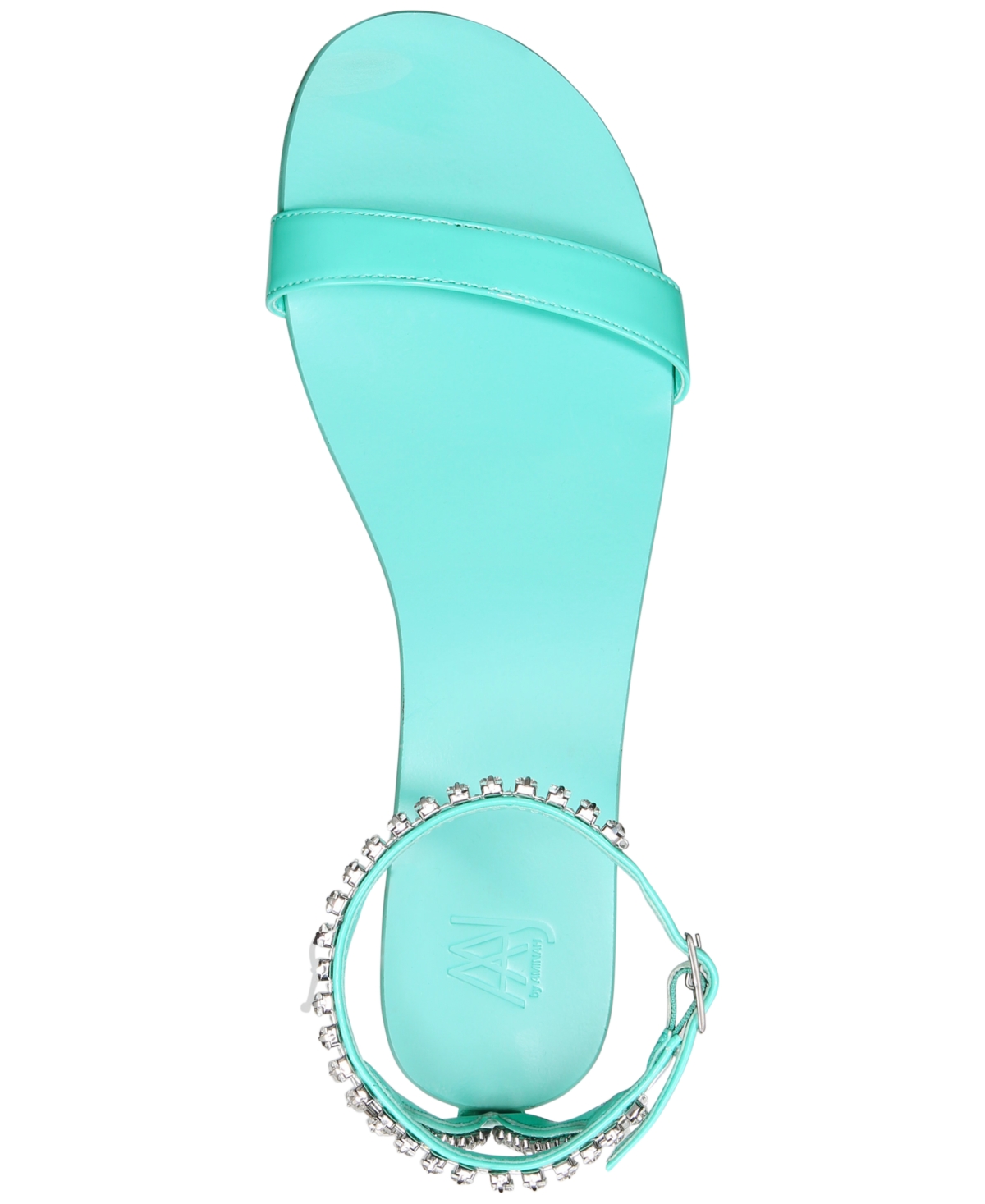 Aaj by Aminah Women's Viktoria Embellished Flat Sandals