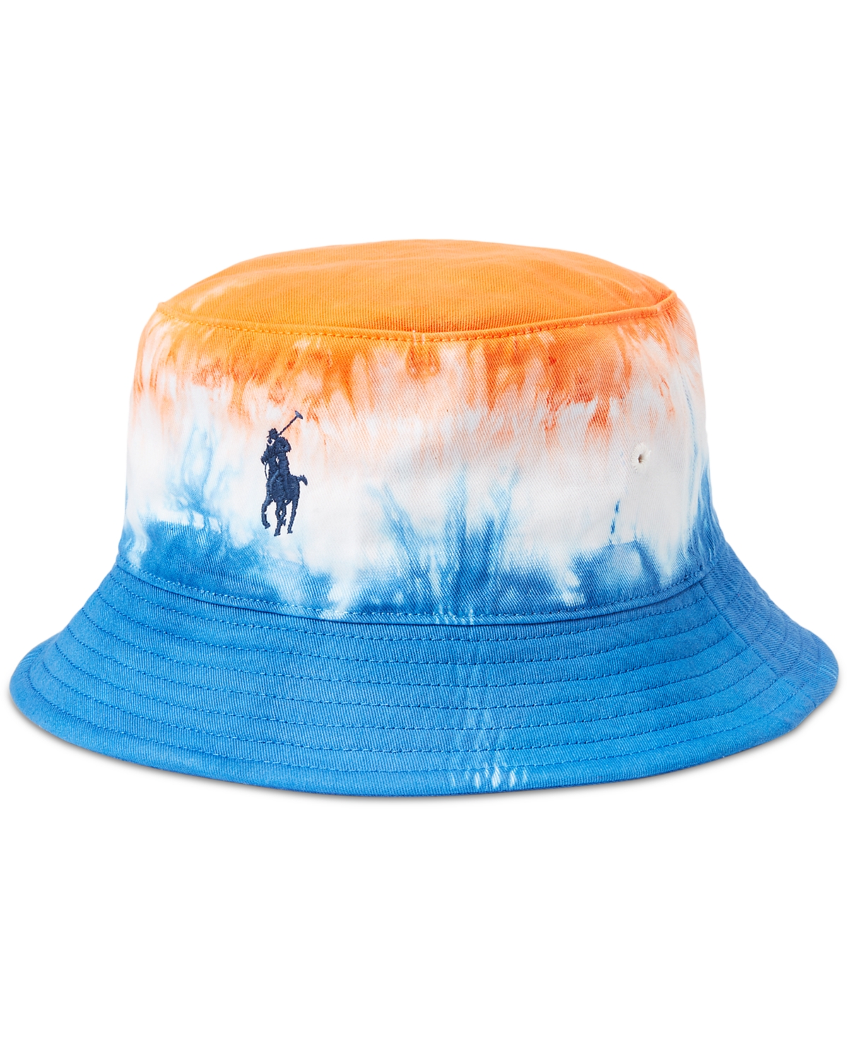 Polo Ralph Lauren Men's Tie-dye Twill Bucket Hat In Orange
