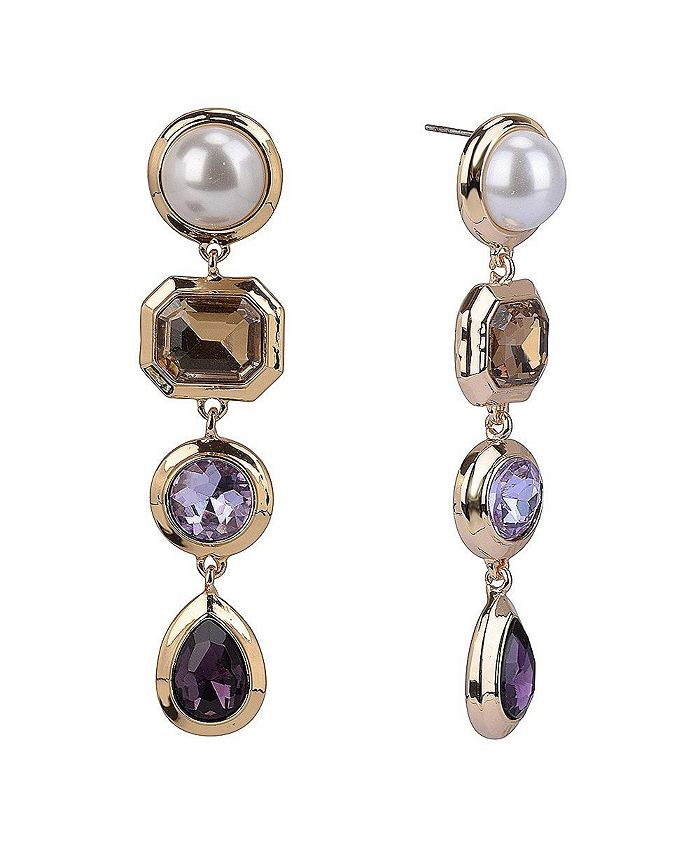 Laundry by Shelli Segal Linear Stone Earrings Macy's