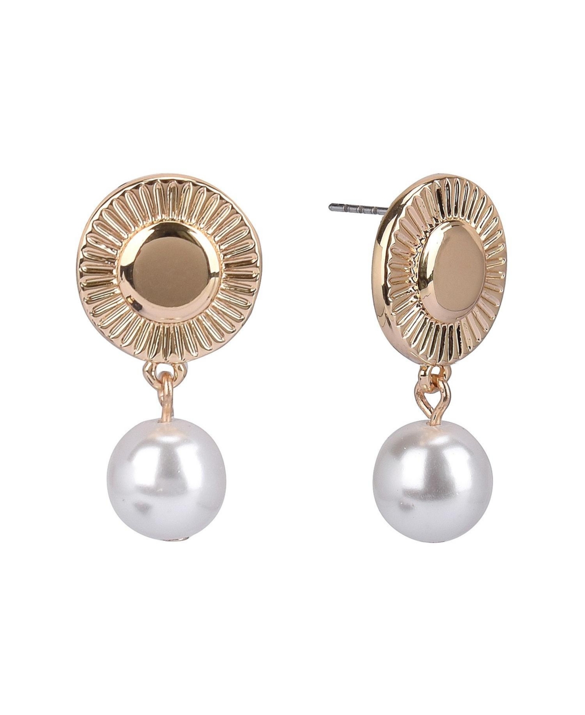 Pearl Drop Earrings - White