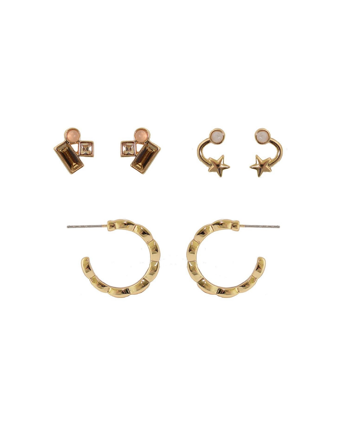 Trio Earring Set - Gold