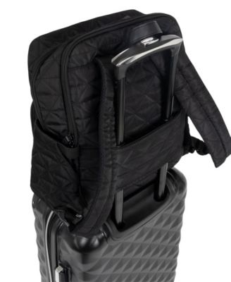 Diamond Tower Lightweight Hardside Expandable Spinner 2pc 20-Inch Carry On Luggage + Matching 15" Laptop Backpack Set