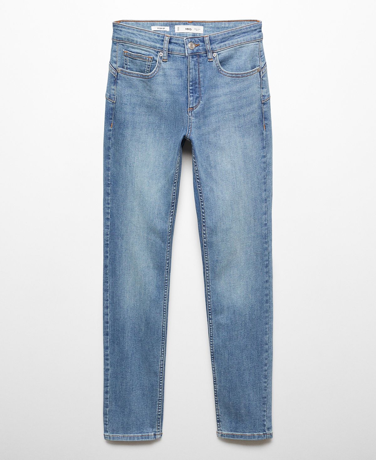 MANGO Women's Skinny Push-Up Jeans view 3 — MAYCSS fashion products