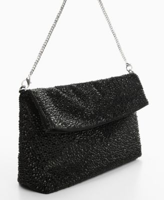 Women's Crystals Detail Chain Bag
