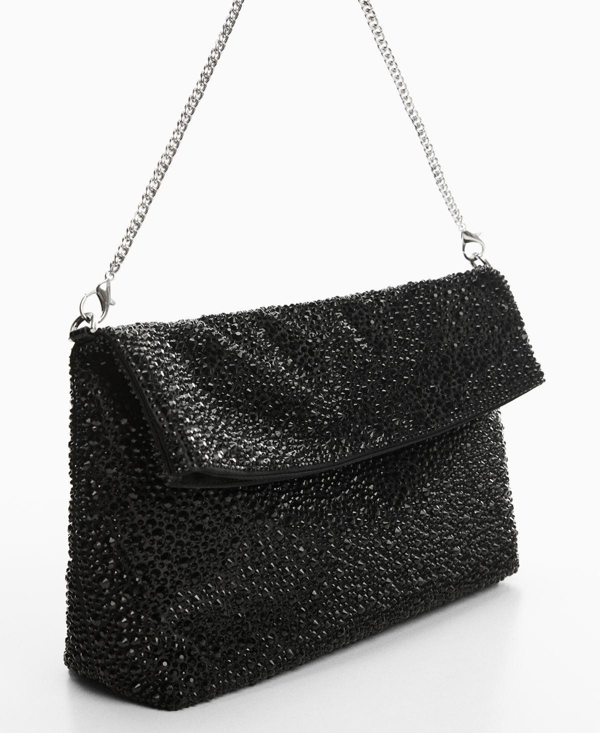 Mango Women's Crystals Detail Chain Bag