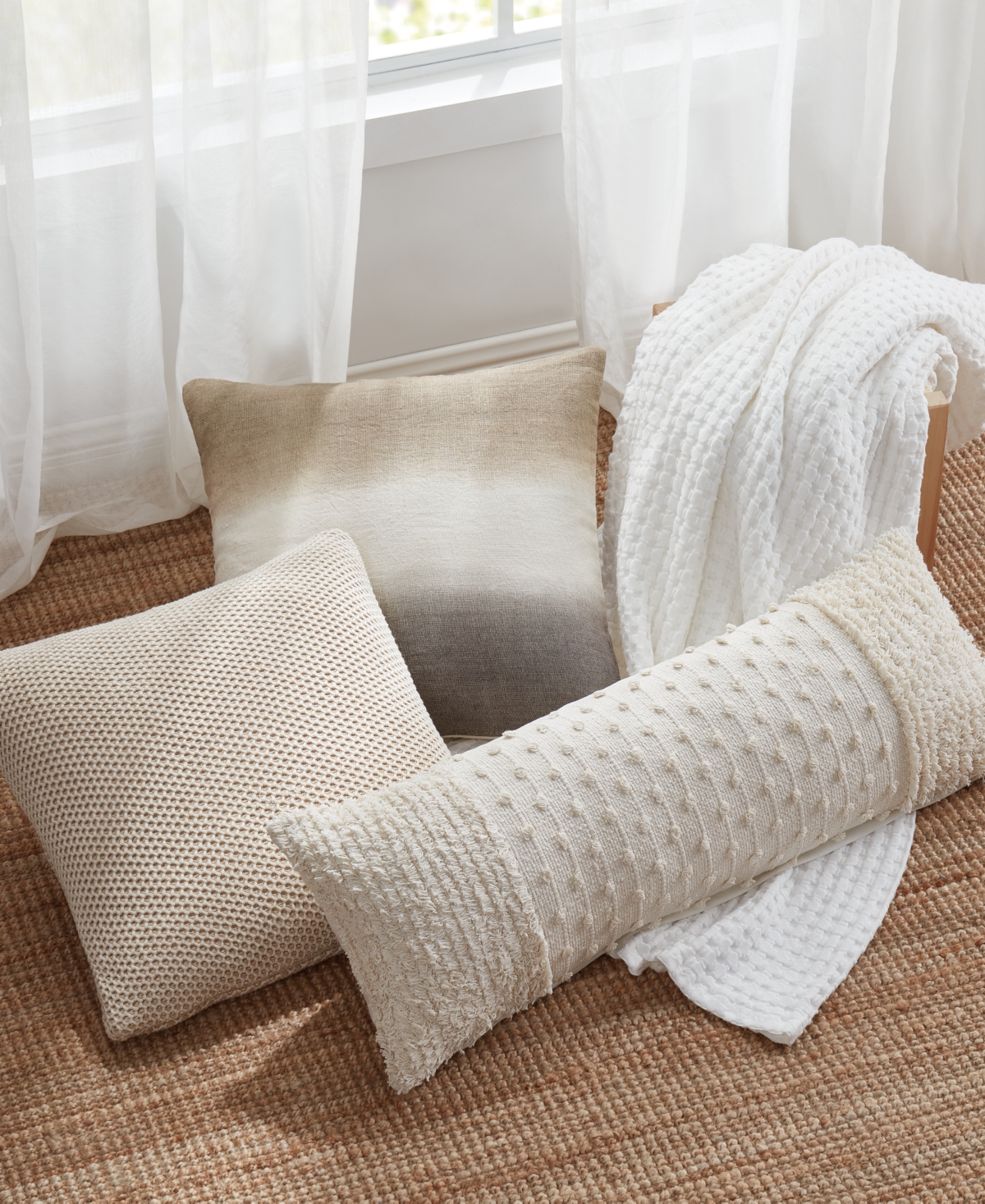 Dkny Pure Cotton Waffle Blanket, Full/Queen
