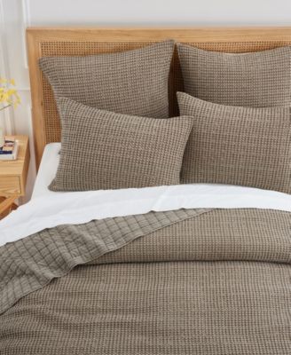 Home Mills Waffle Textured 3-Pc. Quilt Set, King/California King