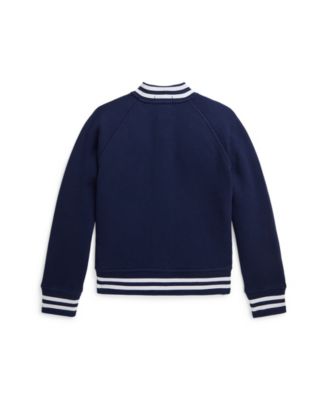 Toddler and Little Boys Fleece Baseball Jacket