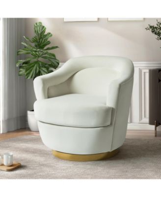 Modern Round Accent Chair for Living Room Bedroom