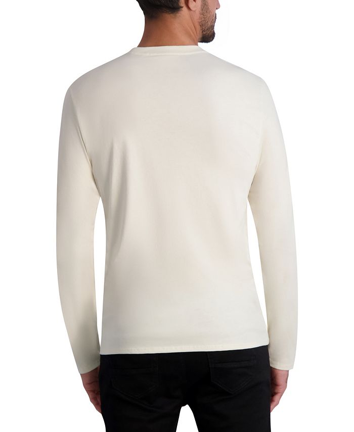KARL LAGERFELD PARIS Men's Long Sleeve Karl Logo T-shirt - Macy's