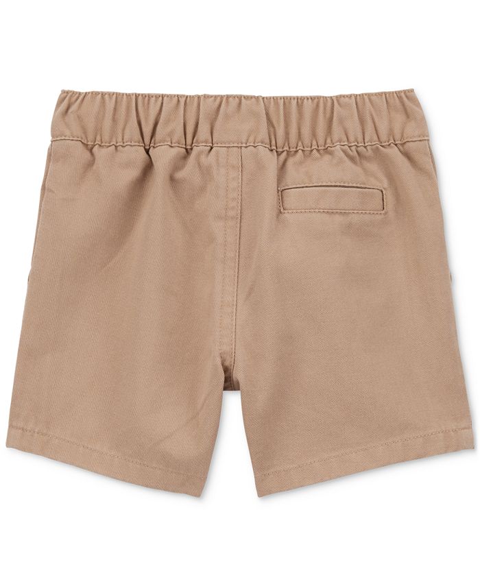 Carter's Baby Boys Cotton Striped ButtonFront Shirt and Chino Shorts