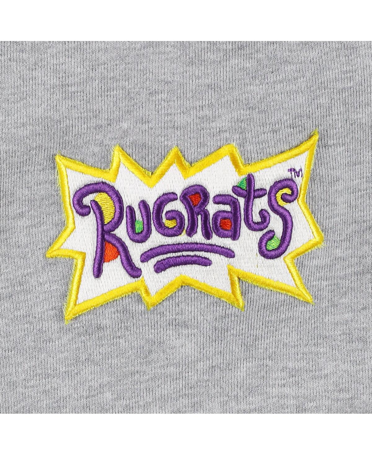 Shop Freeze Max Men's And Women's  Heather Gray Rugrats Tommy Football Pullover Hoodie