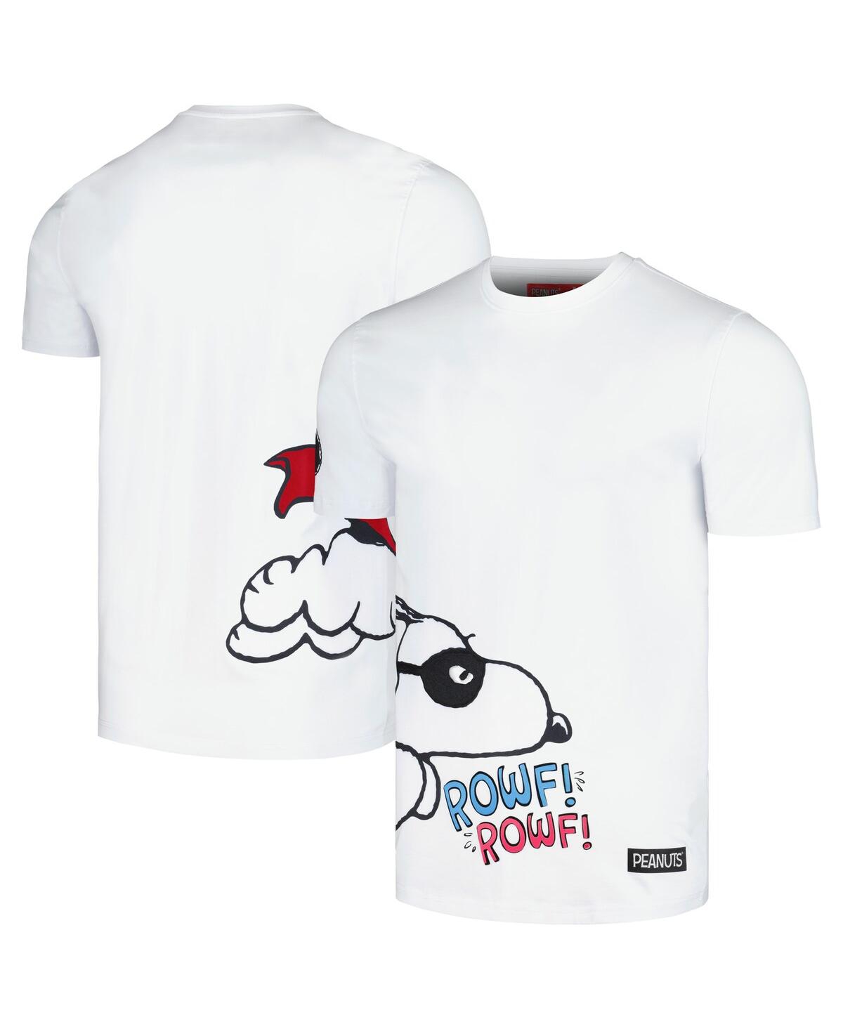 Freeze Max Men's And Women's  White Peanuts Snoopy Hero T-shirt