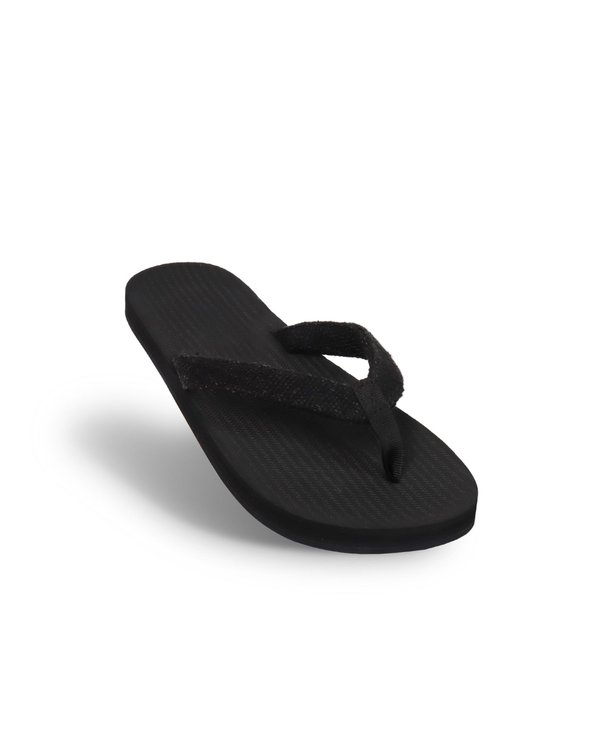 Men's Flip Flops Recycled Pable Straps - Black/ketapang