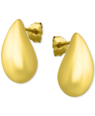 Polished Teardrop Stud Earrings, Created for Macy's