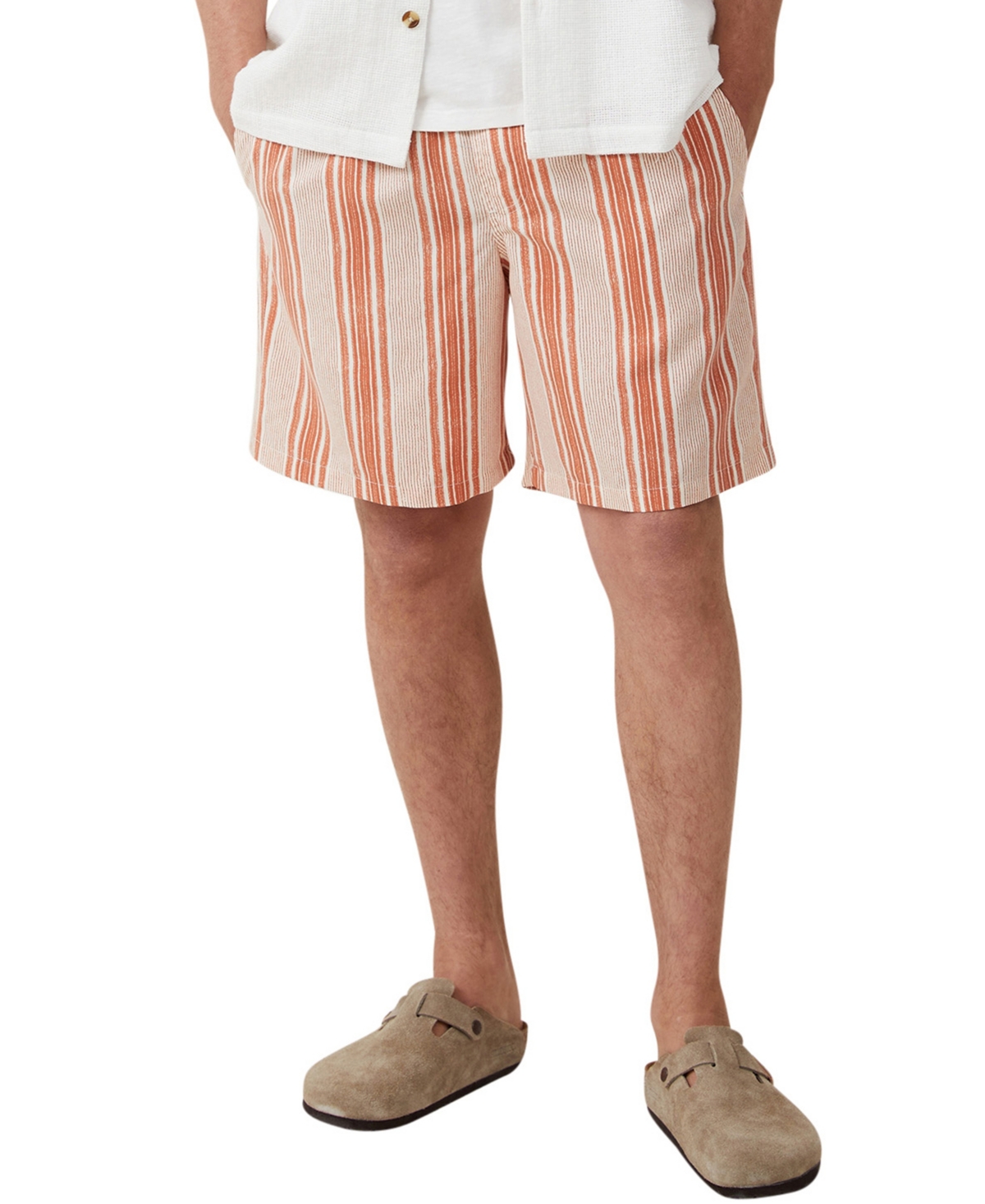 Shop Cotton On Men's Kahuna Relaxed Fit Shorts In Clay Vertical