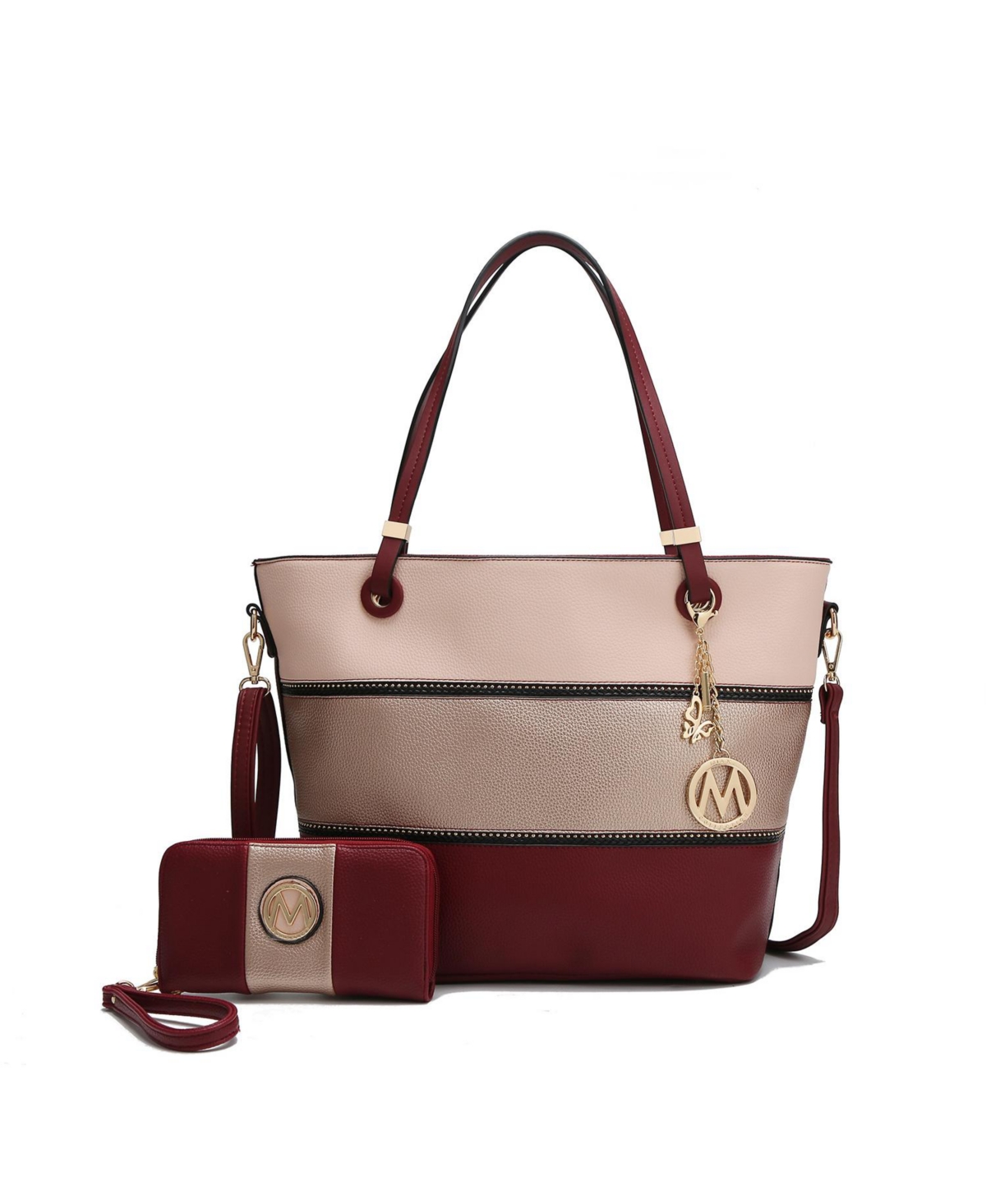 Mkf Collection Vallie Color-Block Tote Bag by Mia K