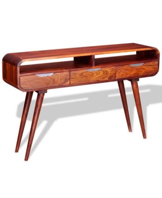 Console Table Solid Sheesham Wood 47.2"x11.8"x29.5"