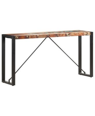 Console Table 59.1"x13.8"x29.9" Solid Reclaimed Wood
