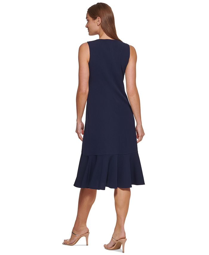 DKNY Women's Sleeveless Ruched-Front Dress - Macy's