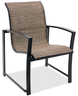 Wythburn Mix and Match Sleek Sling Outdoor Dining Chair, Created for Macy's