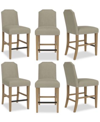 Hinsen 6pc Counter Height Chair Set